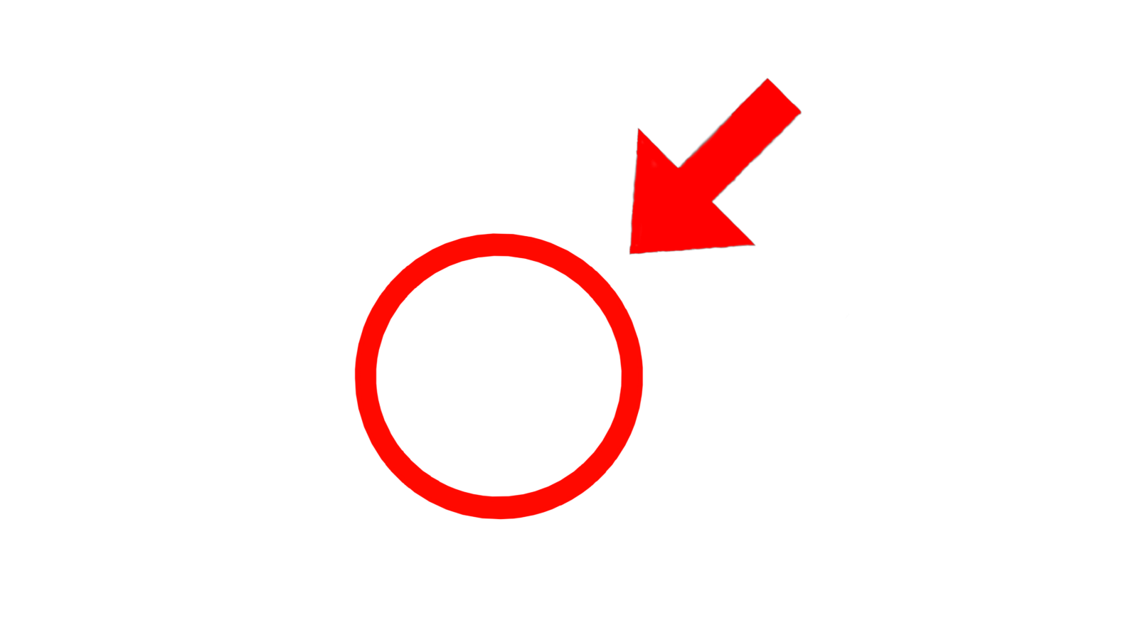 a black and white image of a male symbol