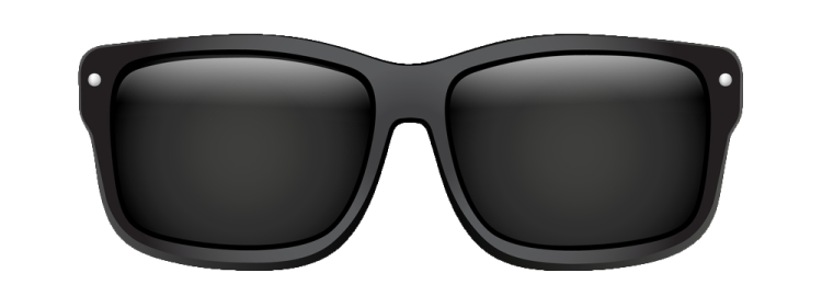 a pair of sunglasses on a white background