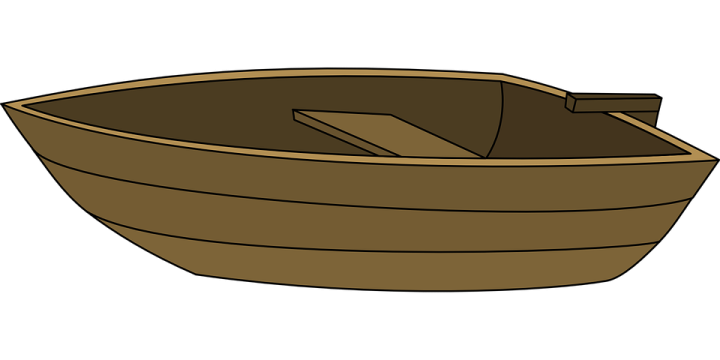 a wooden boat