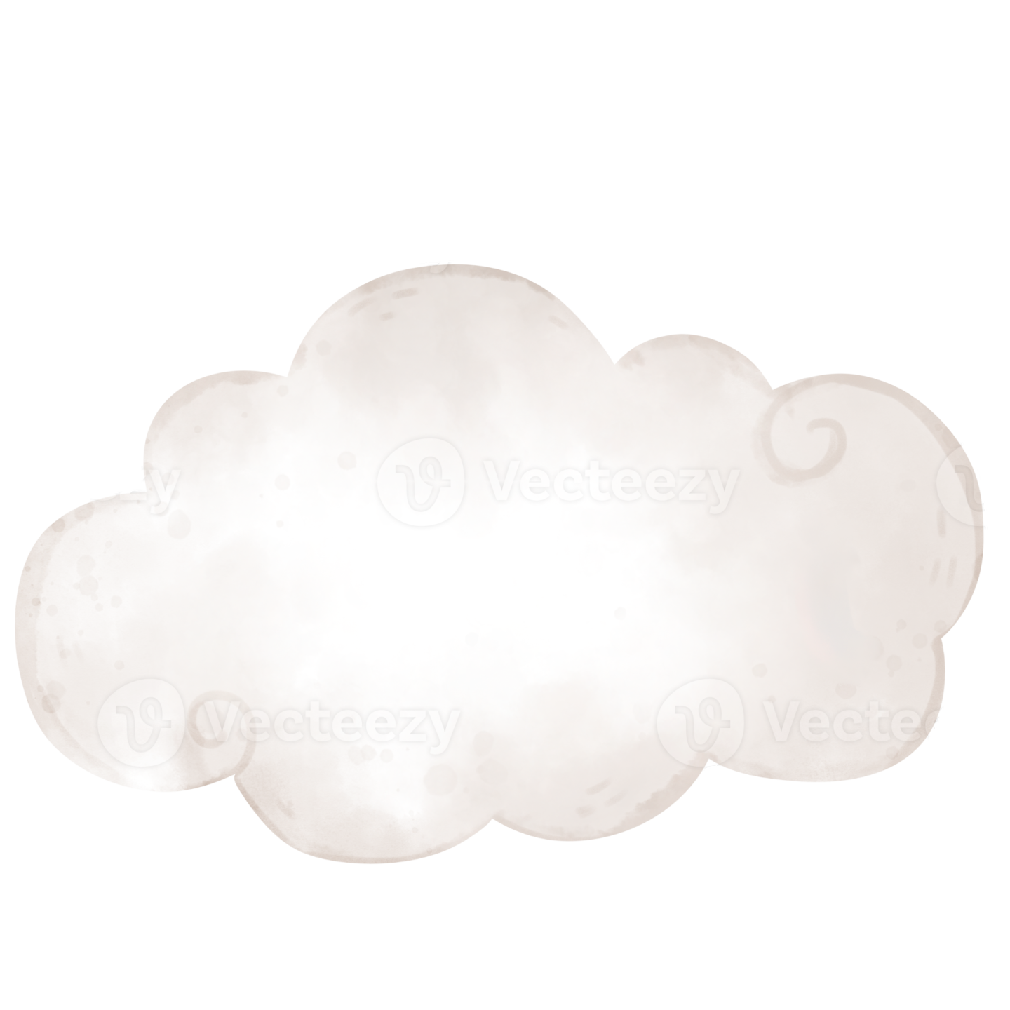 an illustration of a cloud with a white background