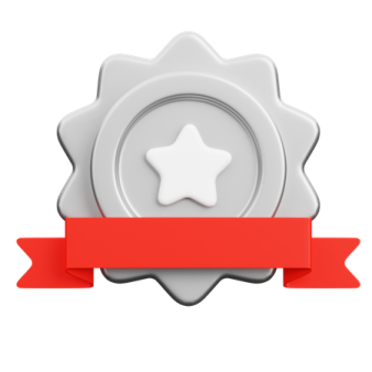 a seal with a red ribbon around it
