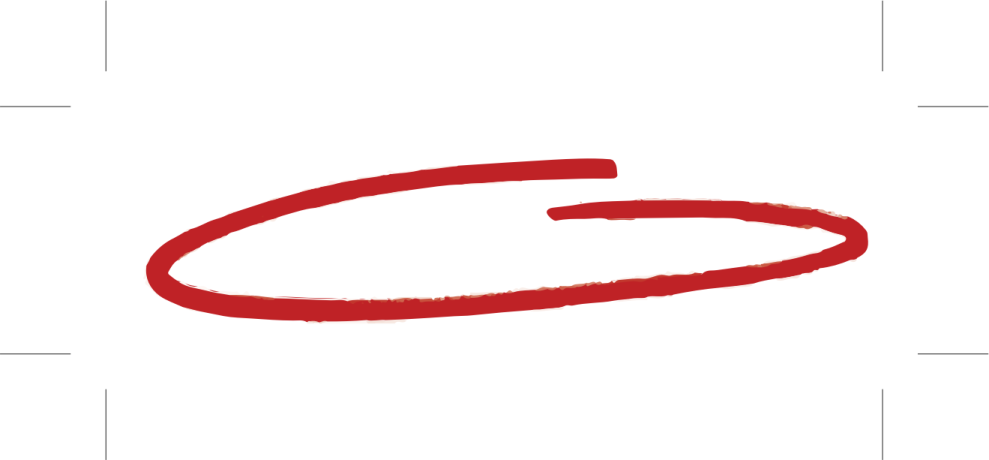 a red circle on a white background