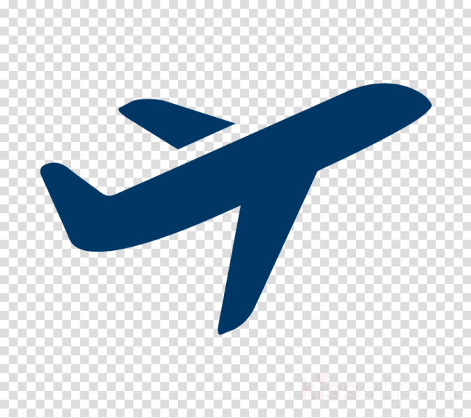 an airplane icon on a transparent background