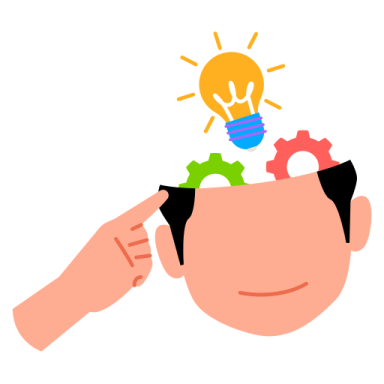 a person's hand holding a light bulb over their head