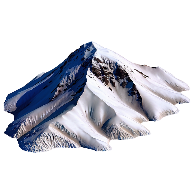 a snow covered mountain