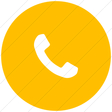 a yellow phone icon with a white background