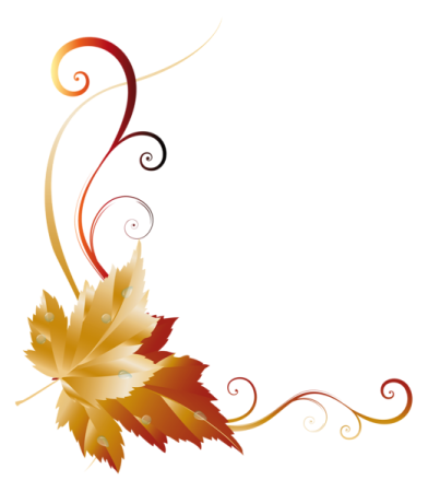 an autumn leaf with swirls