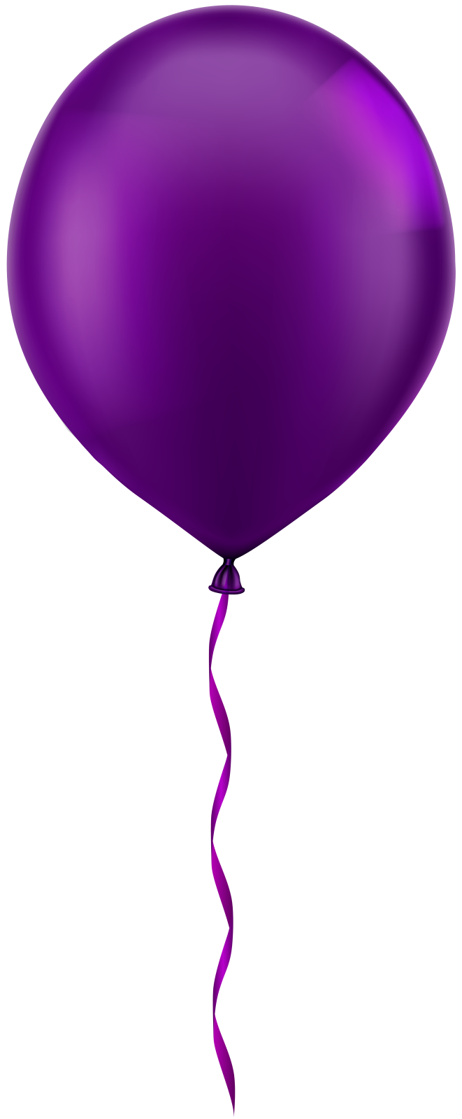 the balloon is purple