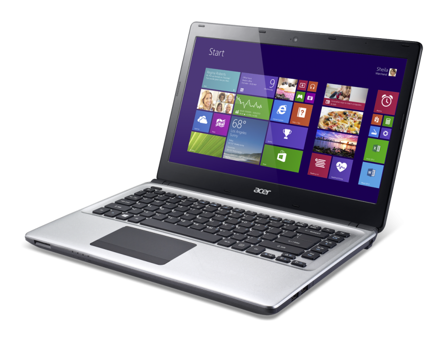 a laptop with windows on the screen