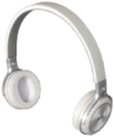 a pair of headphones on a white background