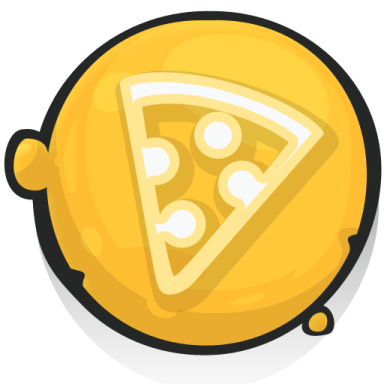a slice of pizza on a plate