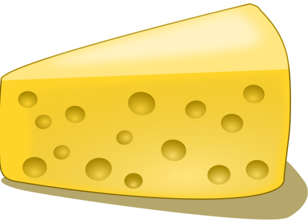 a piece of cheese