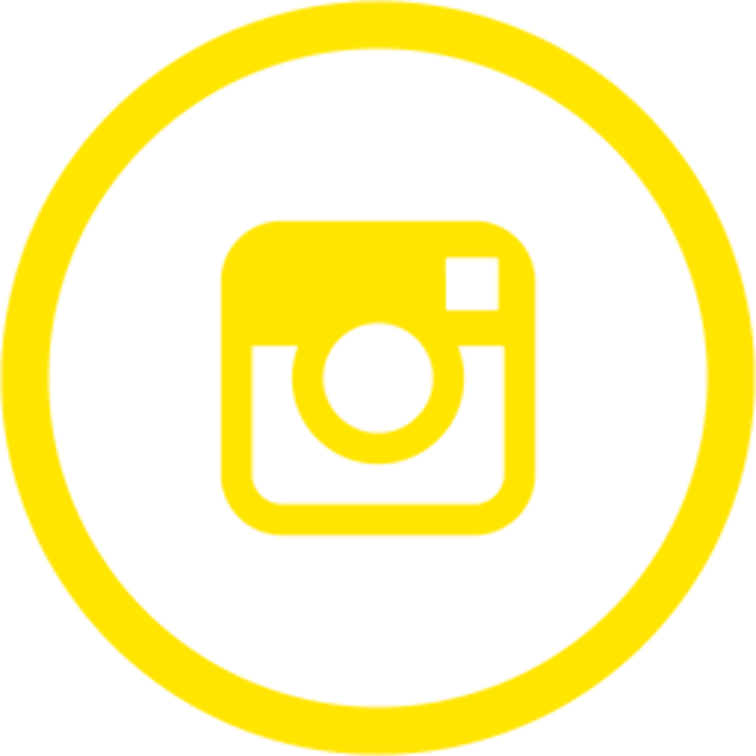 a yellow circle with an image of a camera