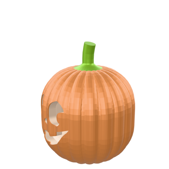 a pumpkin with a hole in the middle