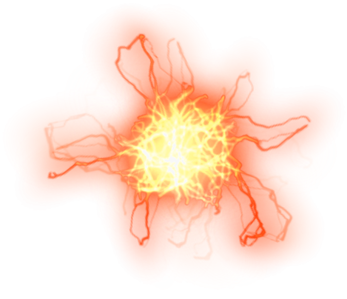 an image of a fireball on a white background