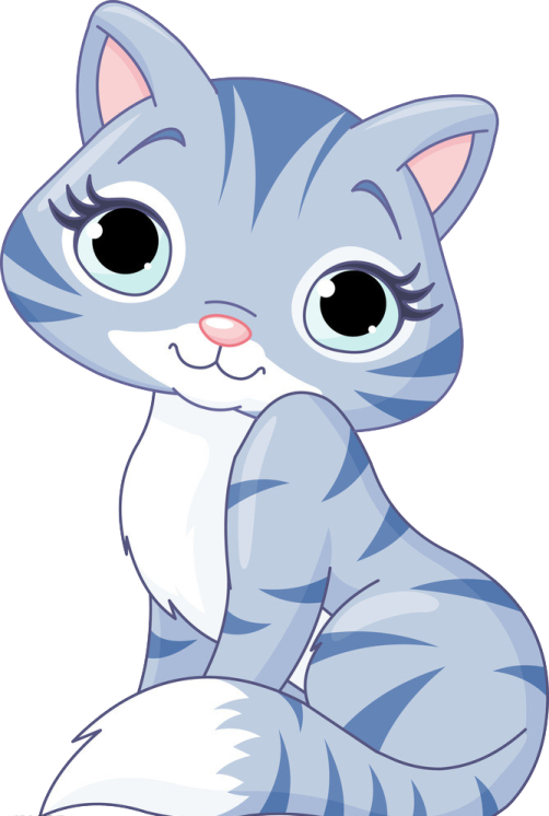 a cute kitten with big eyes sitting on the floor