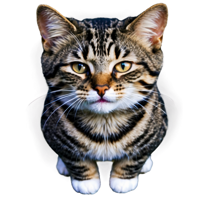 a close up of a cat looking at the camera