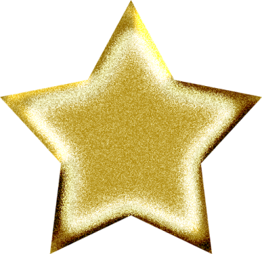 a gold star on a white background