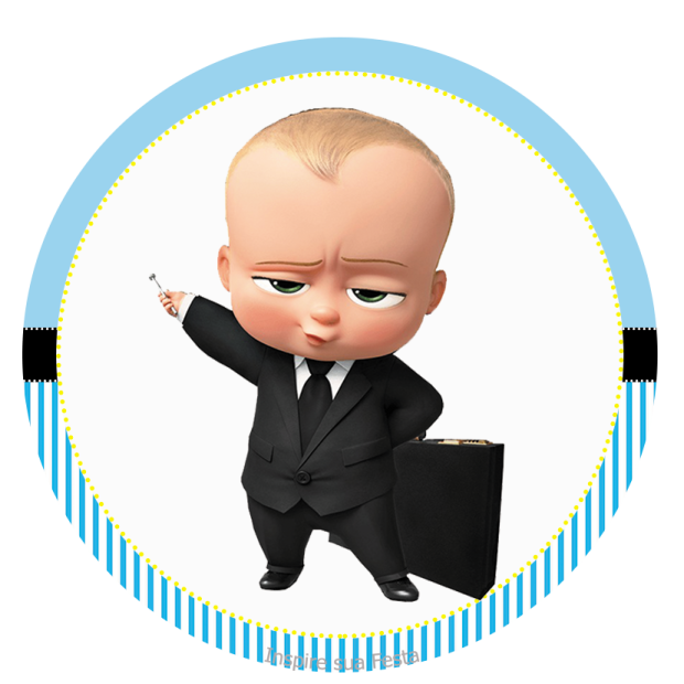 a baby in a suit and tie holding a briefcase