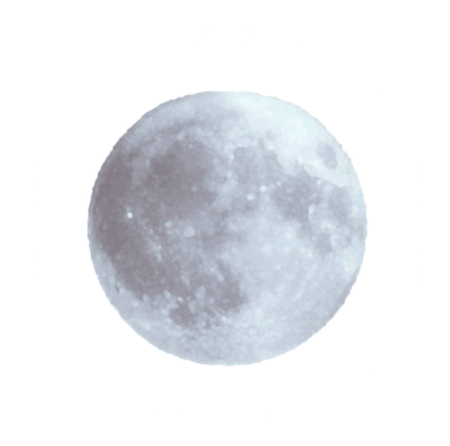 a close up of the moon on a white background