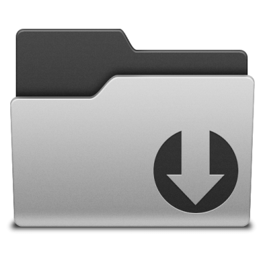 a folder with an arrow icon on it