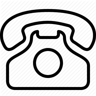 a black and white icon of an old phone