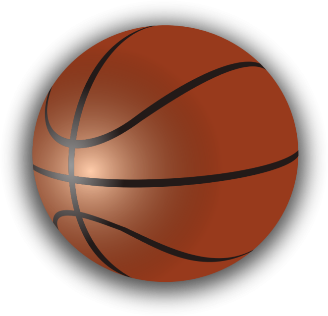 a basketball ball on a white background