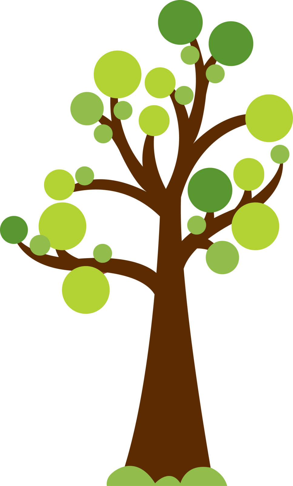a tree with green leaves on it