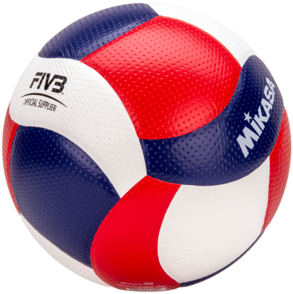 a red, white and blue beach ball