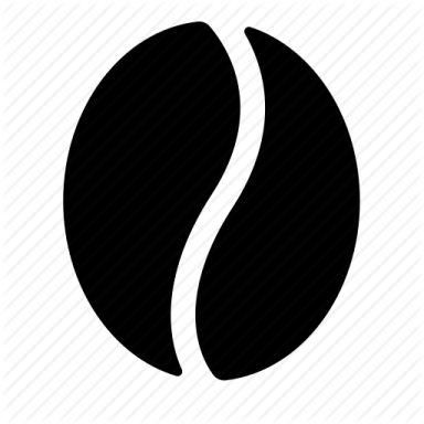 a coffee bean icon