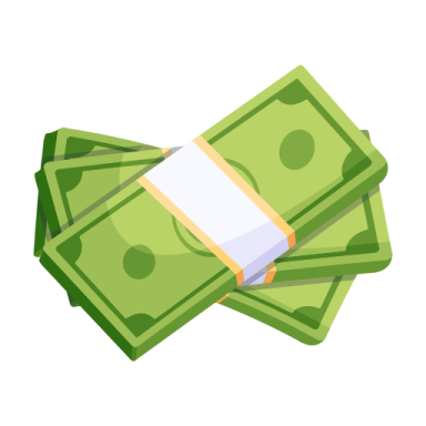 a pile of money