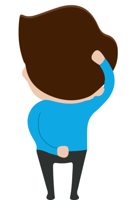 a man with his head in his hands