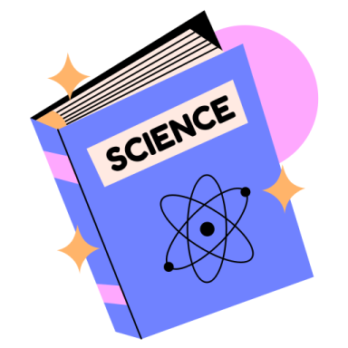 a book with the word science on it