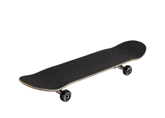 a skateboard on a white background