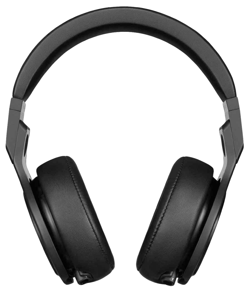 a pair of headphones on a white background