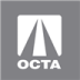 the logo on a gray background