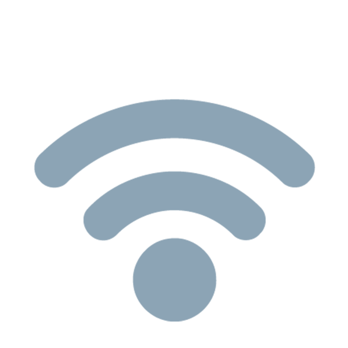 an icon of a wi - fi antenna