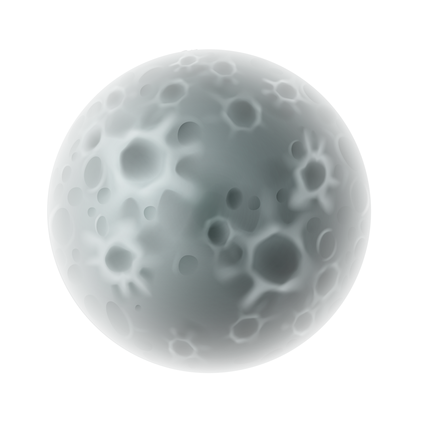 an image of a moon on a white background