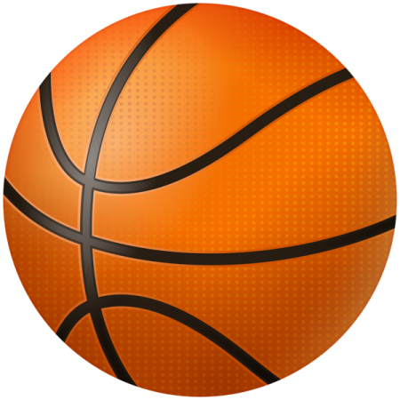 a basketball ball on a white background