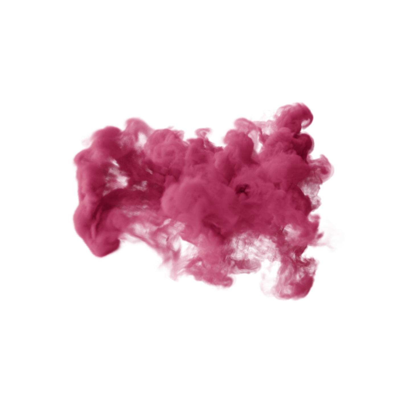 pink smoke on a white background