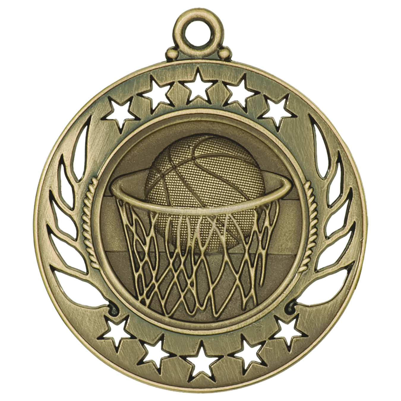 bronze basketball medal