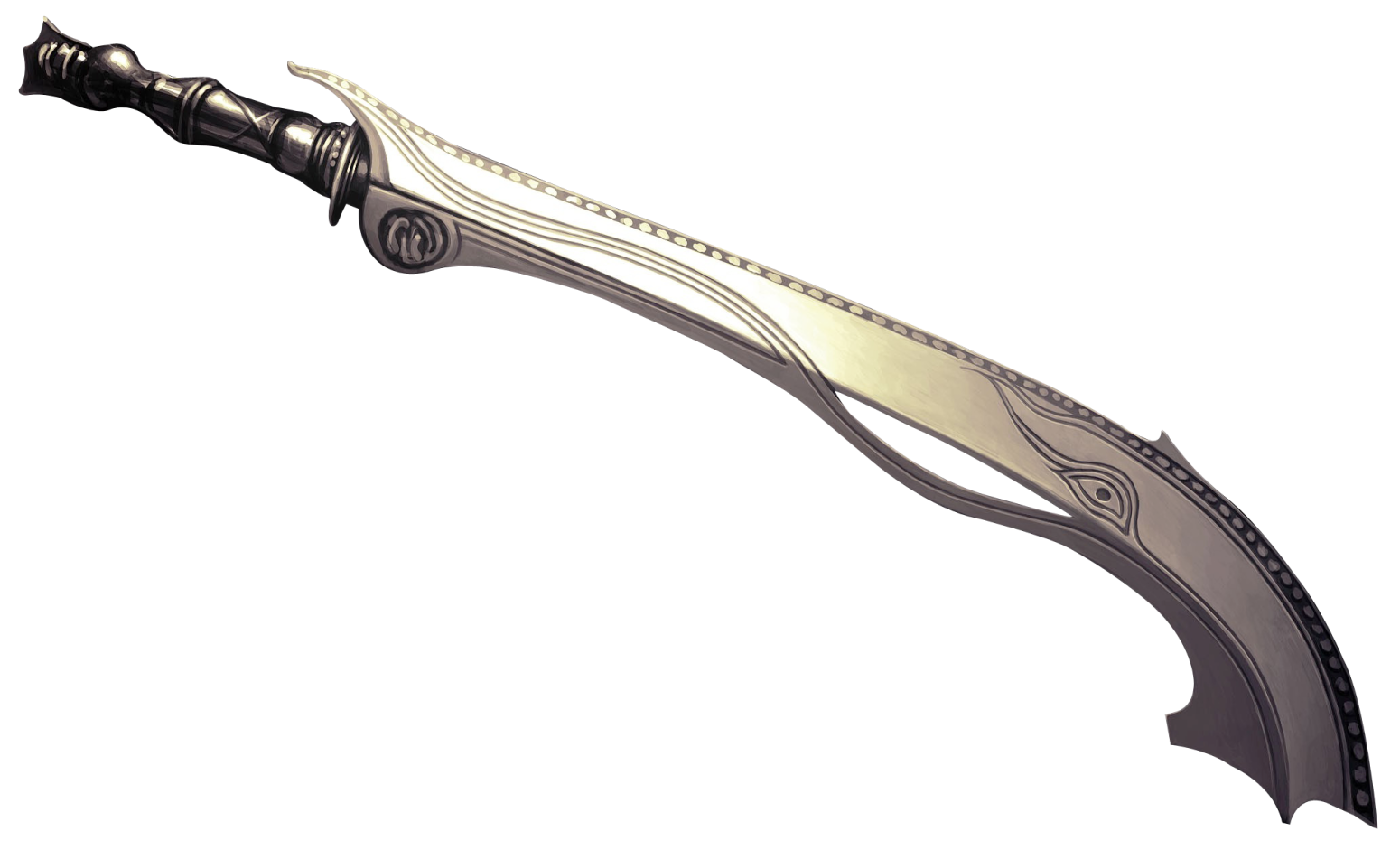 a sword with an intricate design on it