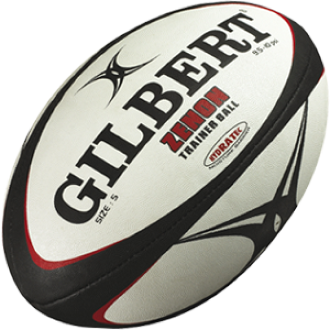 a rugby ball on a white background