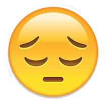 a yellow smiley face with eyes closed