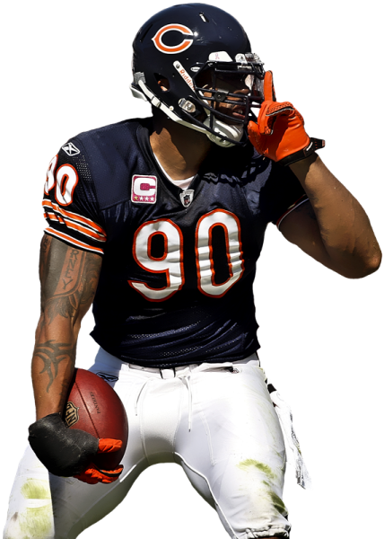 a man in a uniform holding a football ball