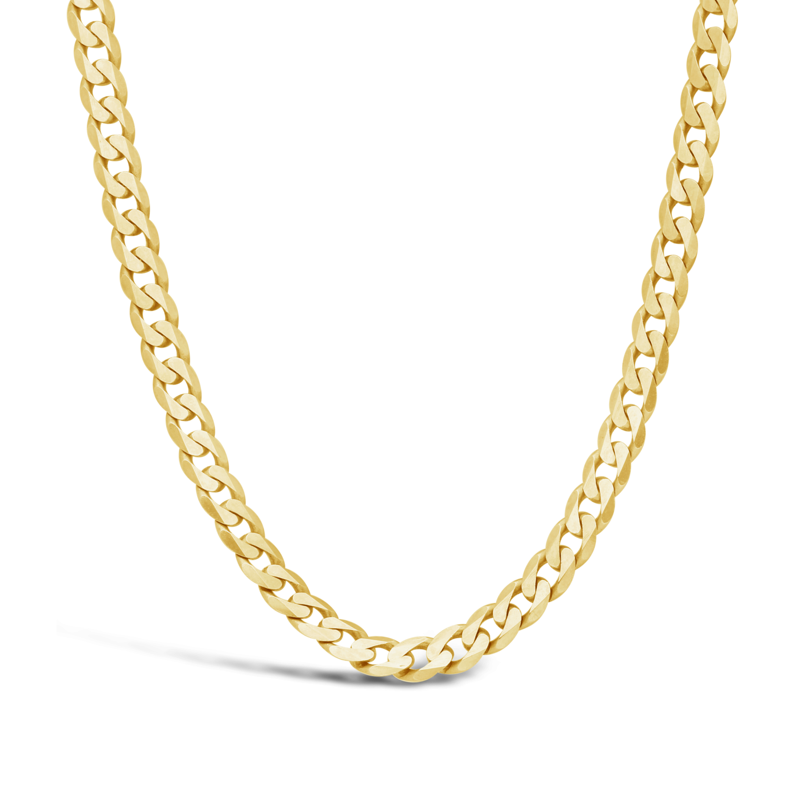 a yellow gold chain necklace