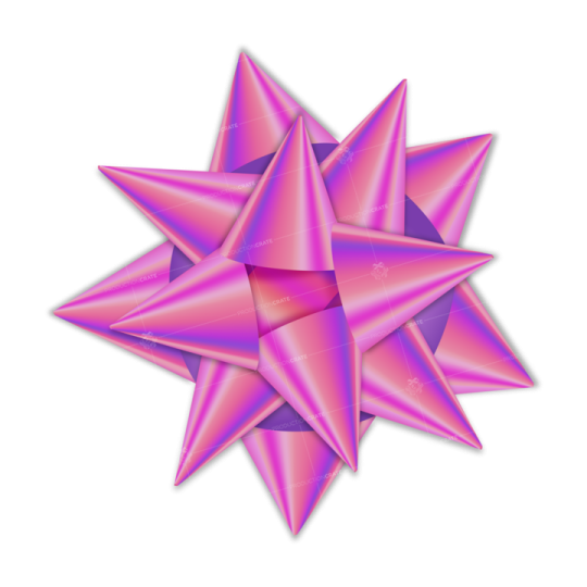 a pink star on a white background