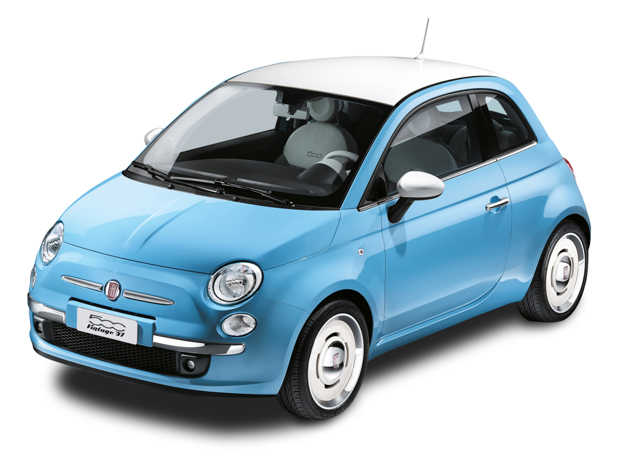 a small blue car on a white background