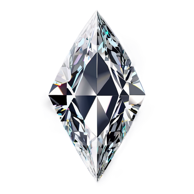 a diamond on a white background