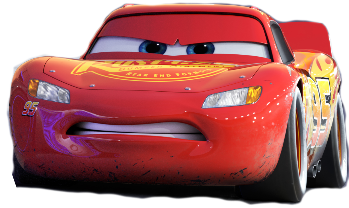 a close up of a red car with a white background